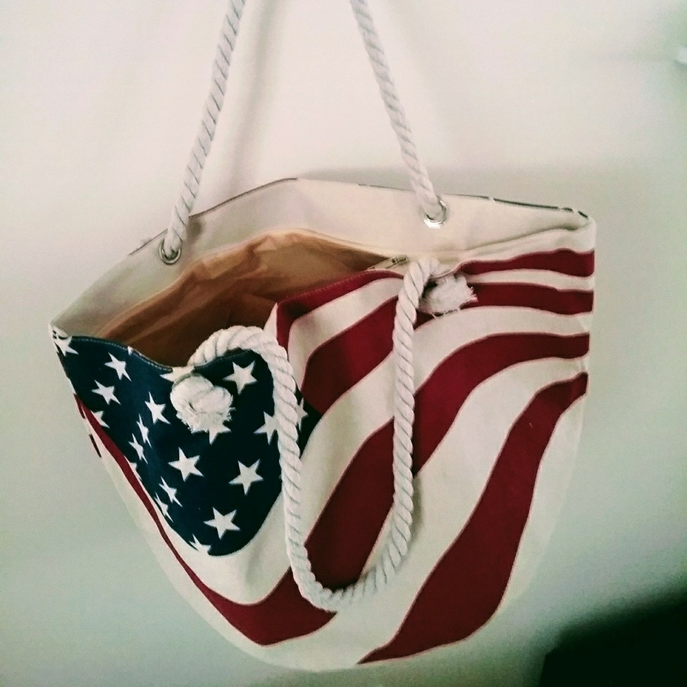 🔥LAST ONE!!🔥🌴NEW!🌴CANVAS BEACH/TOTE BAG🌴 - Picture 3 of 6
